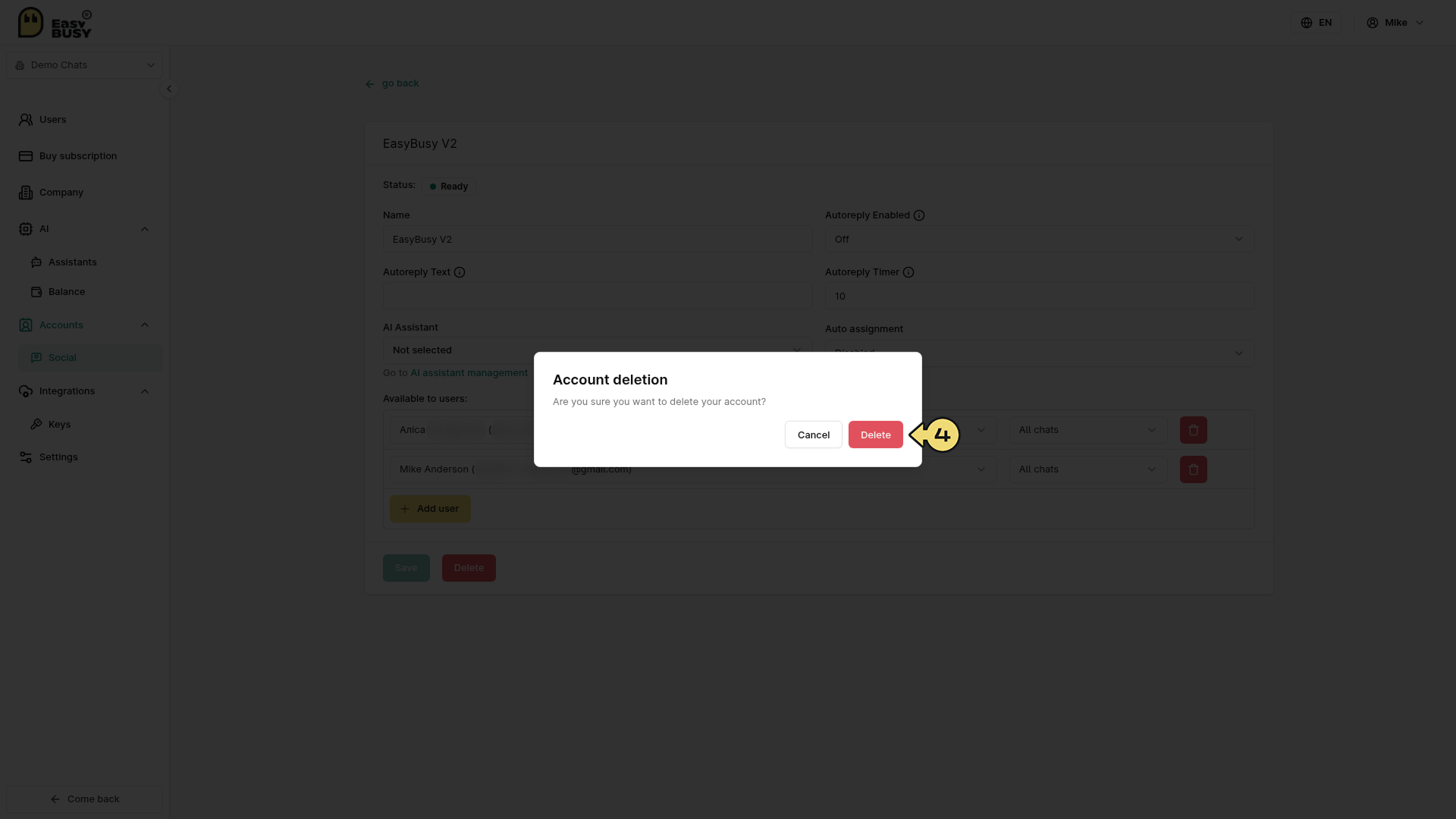 Viber Integration – EasyBusy