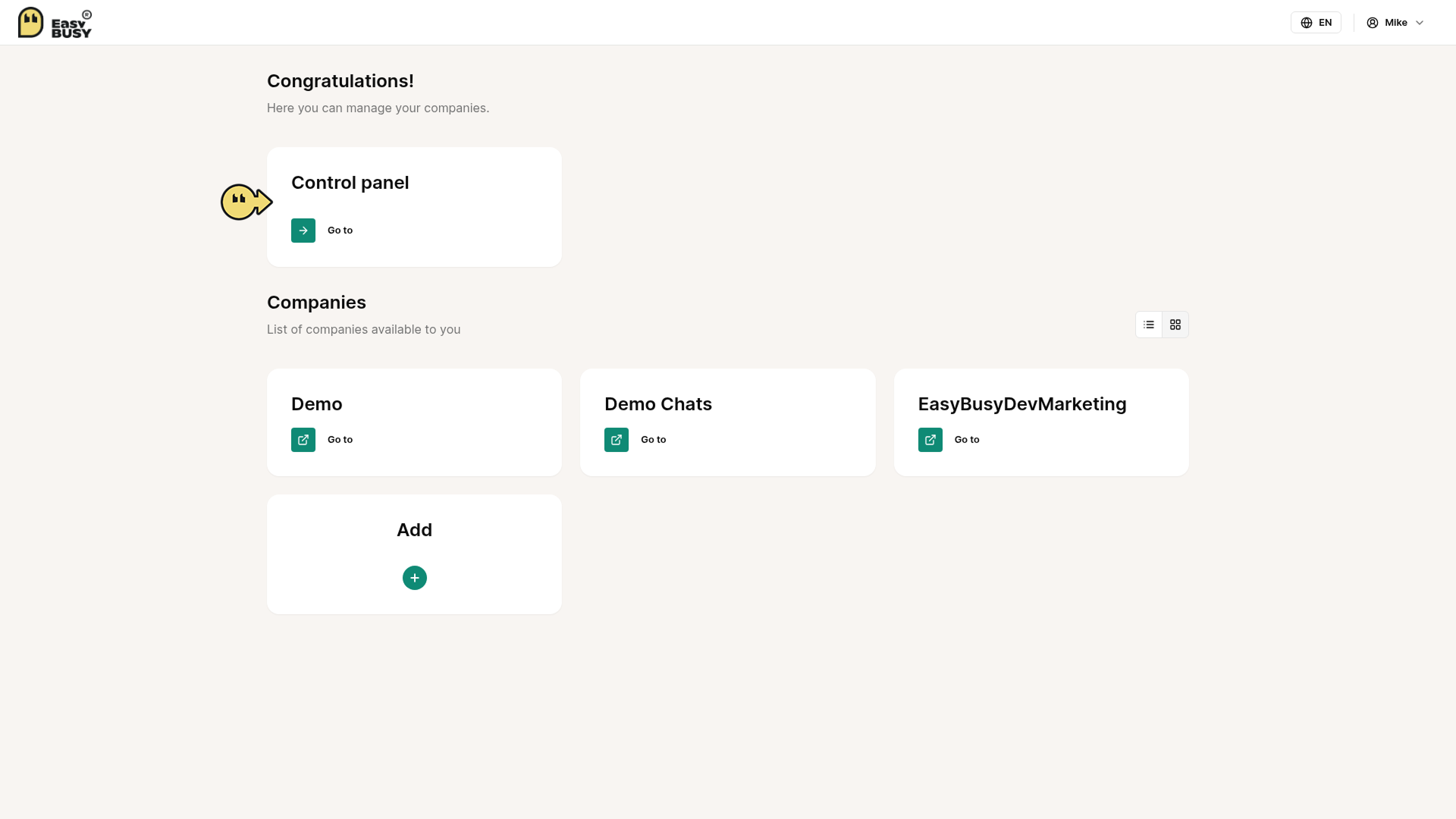 Integration in Odoo – EasyBusy