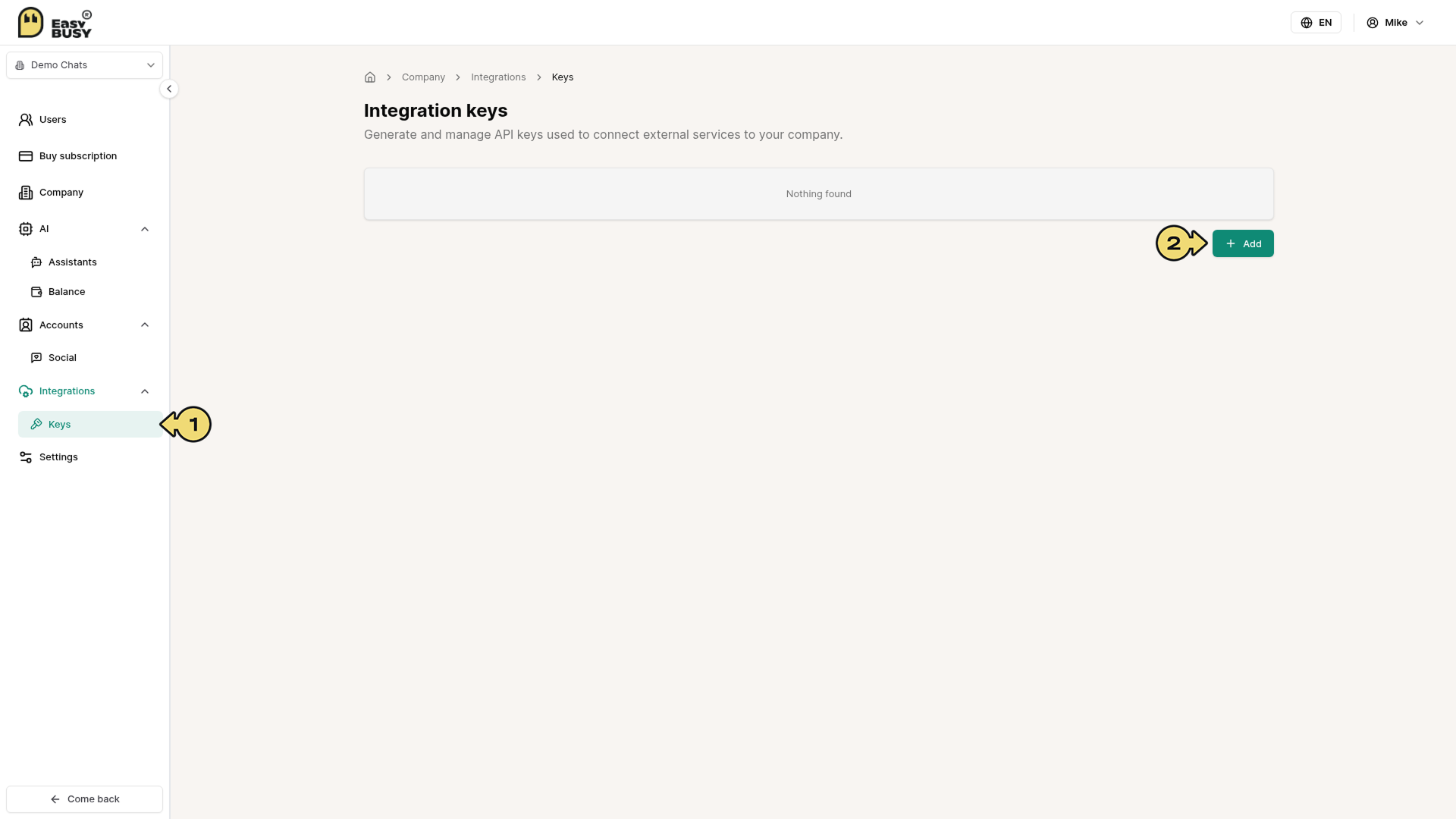 Integration in Odoo – EasyBusy