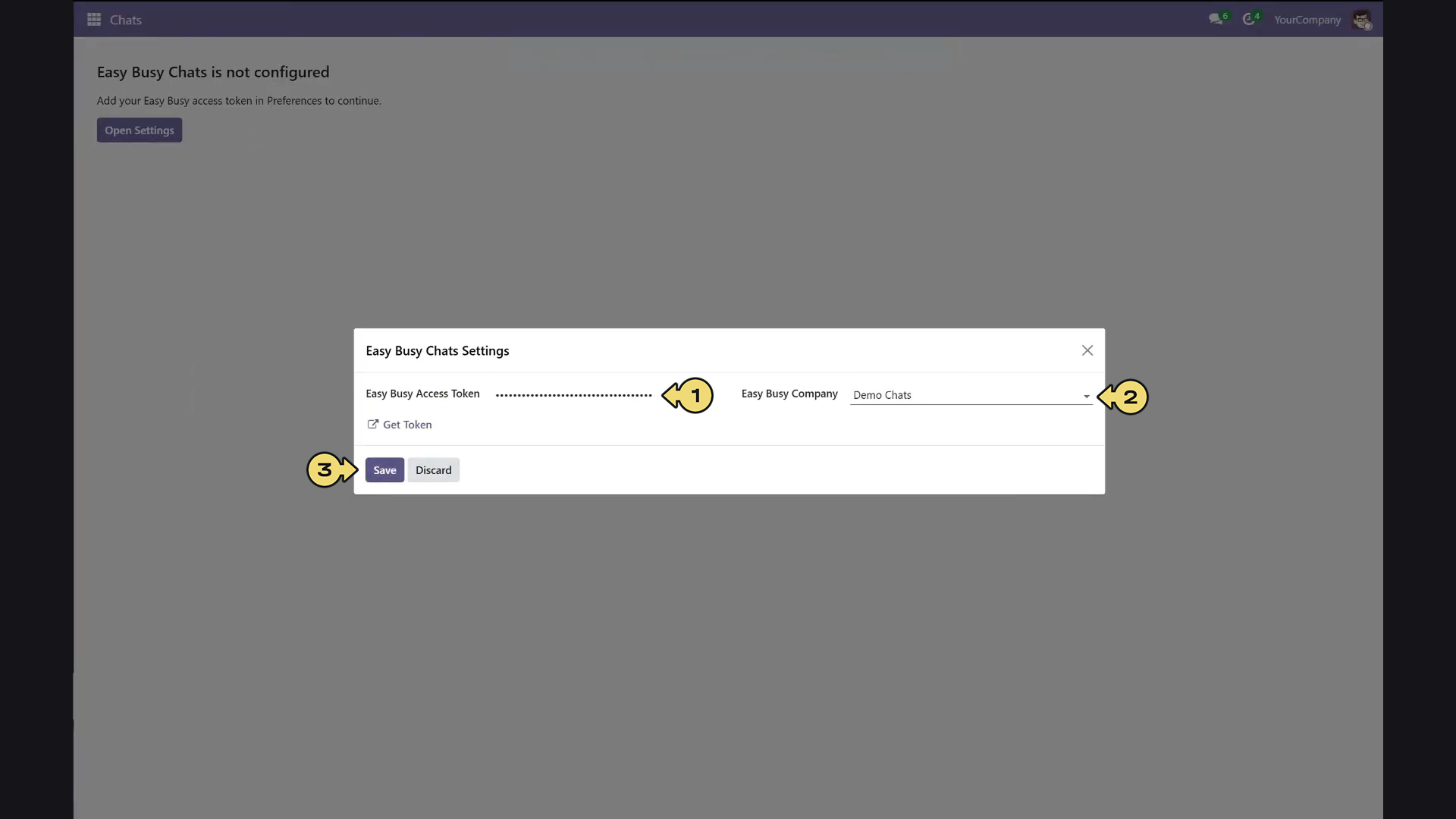 Integration in Odoo – EasyBusy
