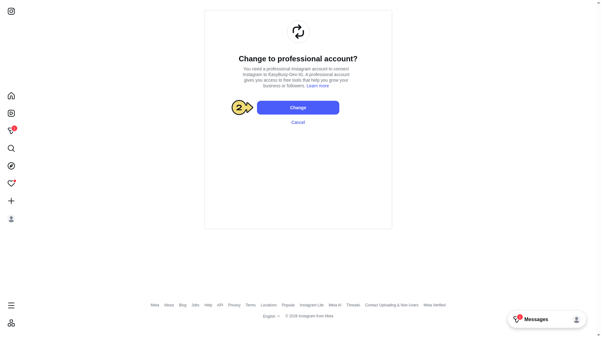 Instagram Account Integration – EasyBusy