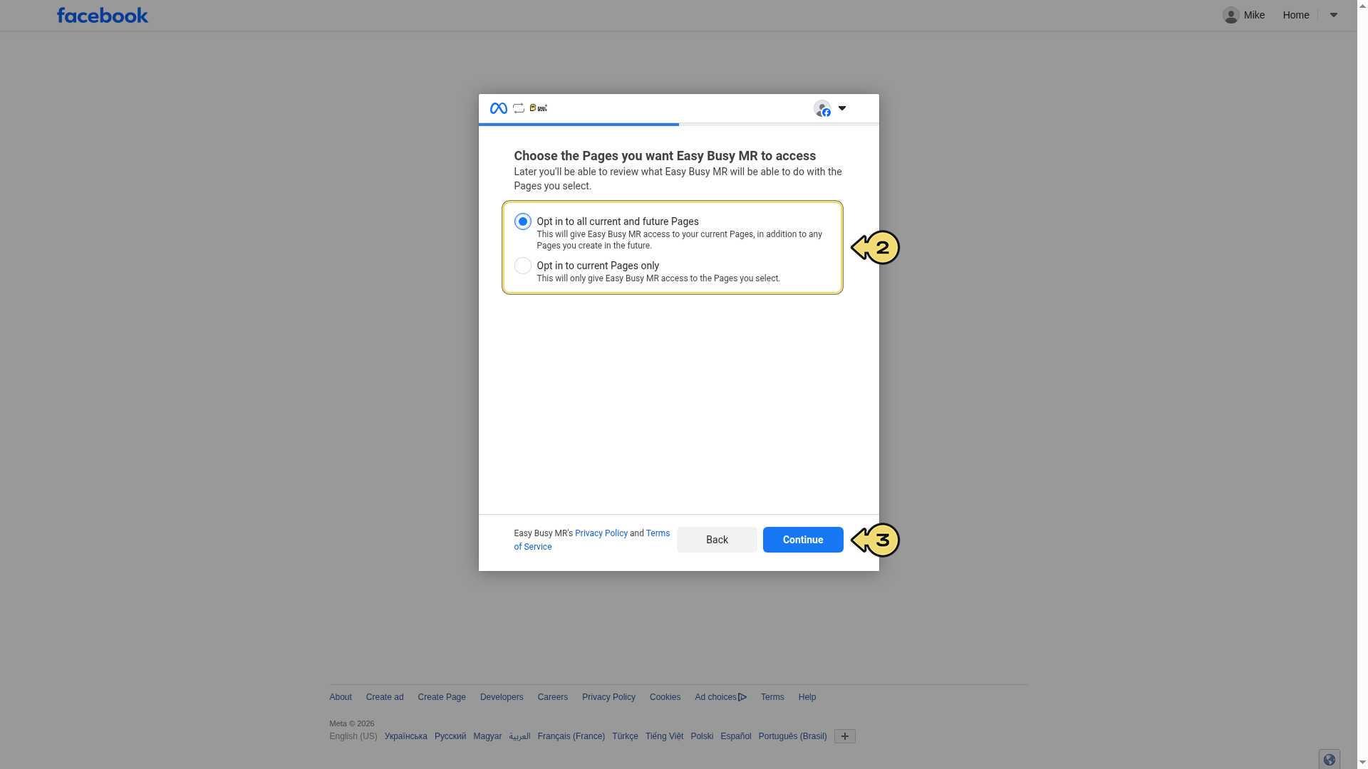 Facebook Messenger Integration – EasyBusy