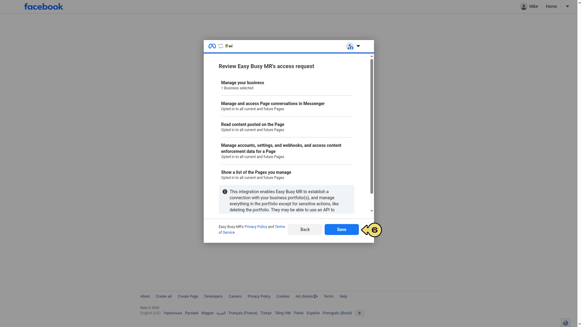 Facebook Messenger Integration – EasyBusy