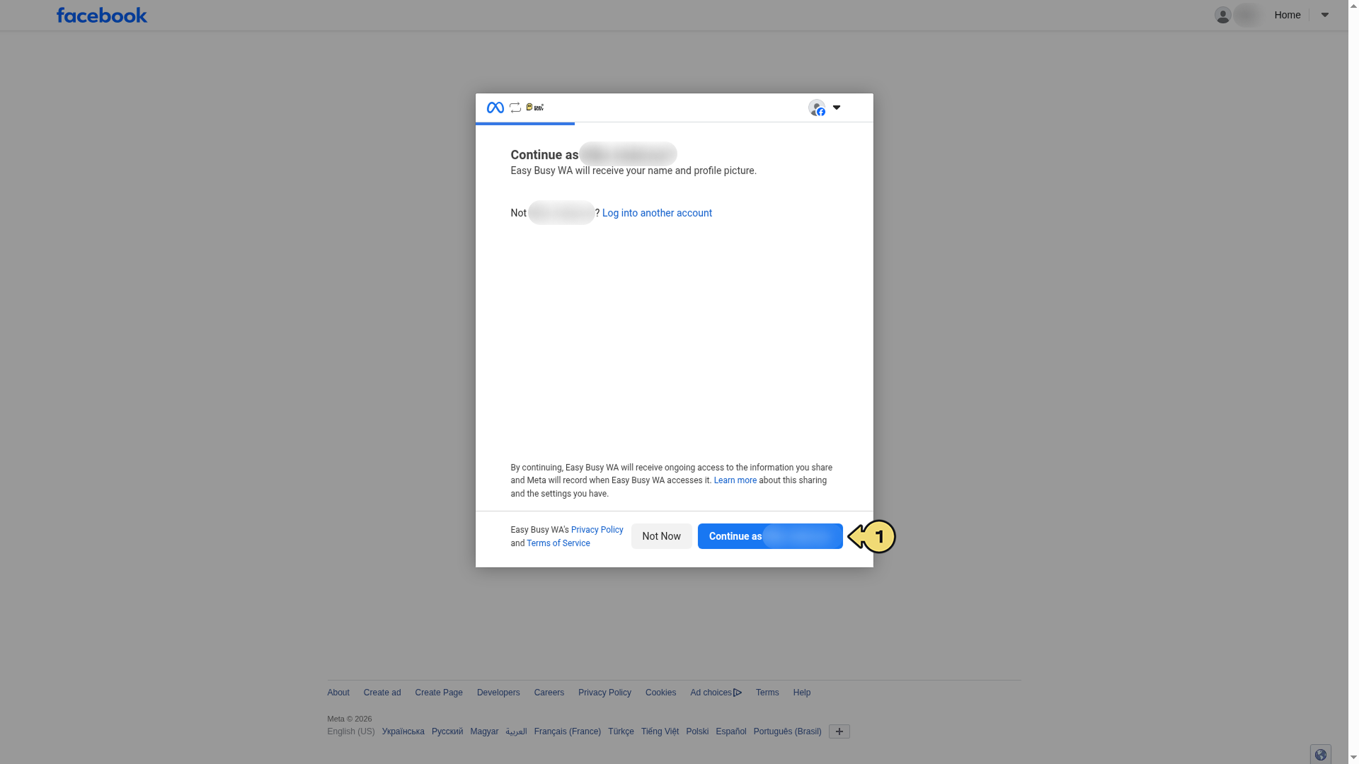 WhatsApp Business Account Integration – EasyBusy