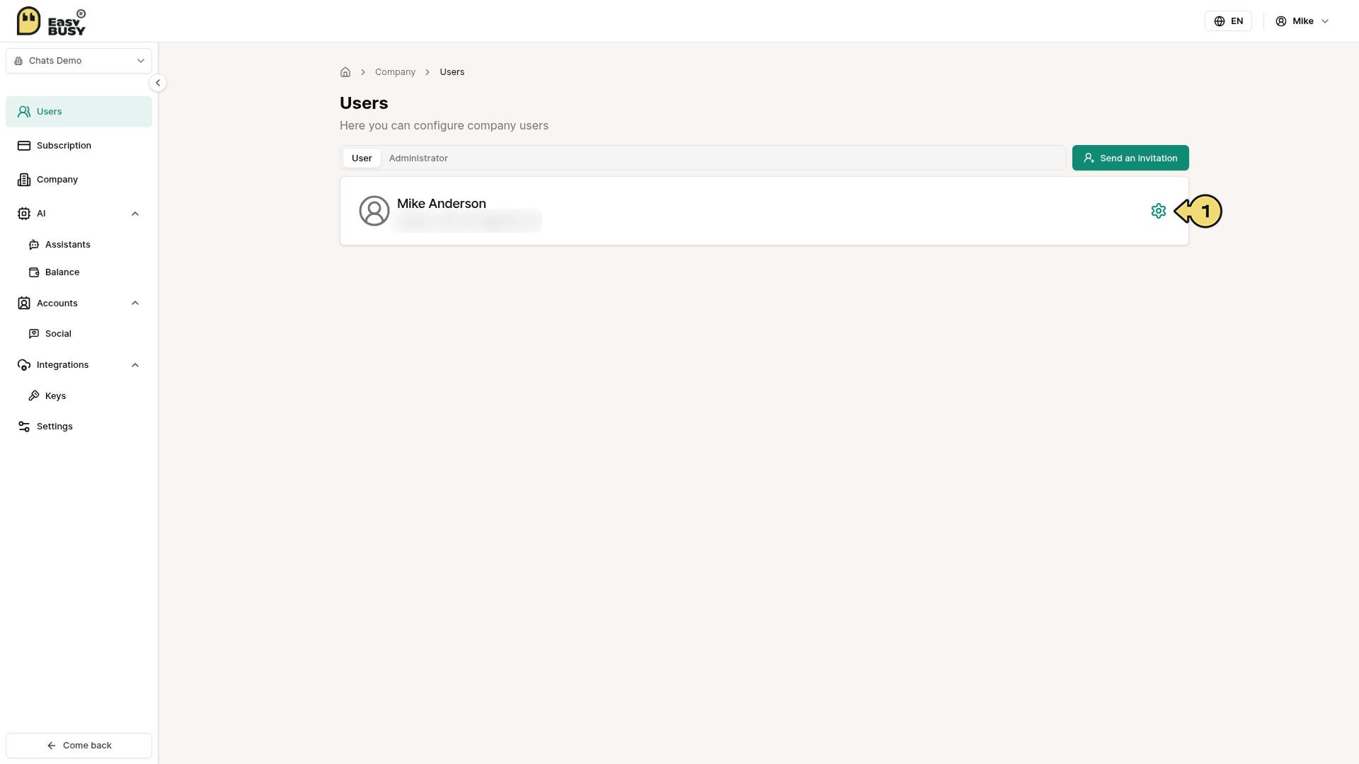 Onboarding in EasyBusy Chats – EasyBusy