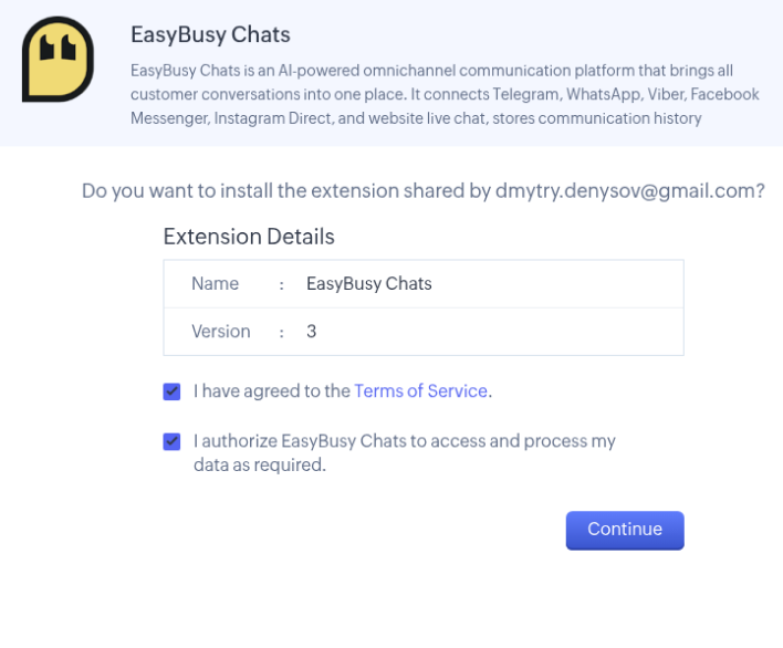 EasyBusy Chats