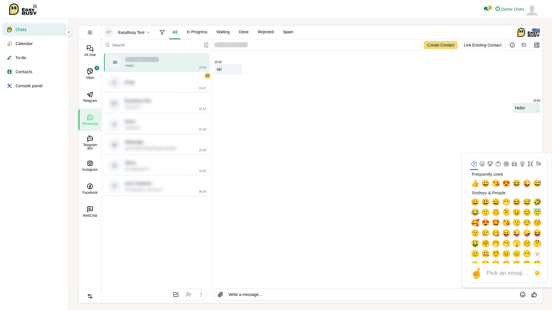 Chatting – EasyBusy