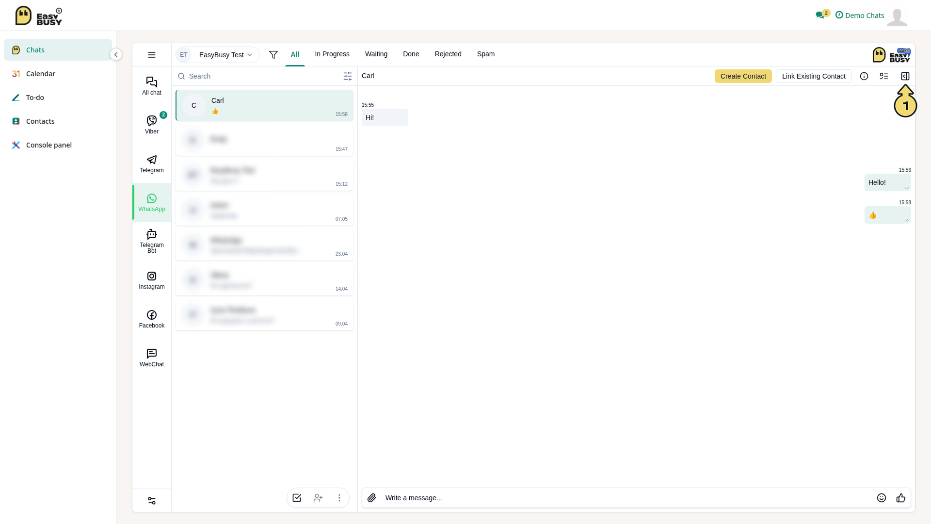 Chatting – EasyBusy